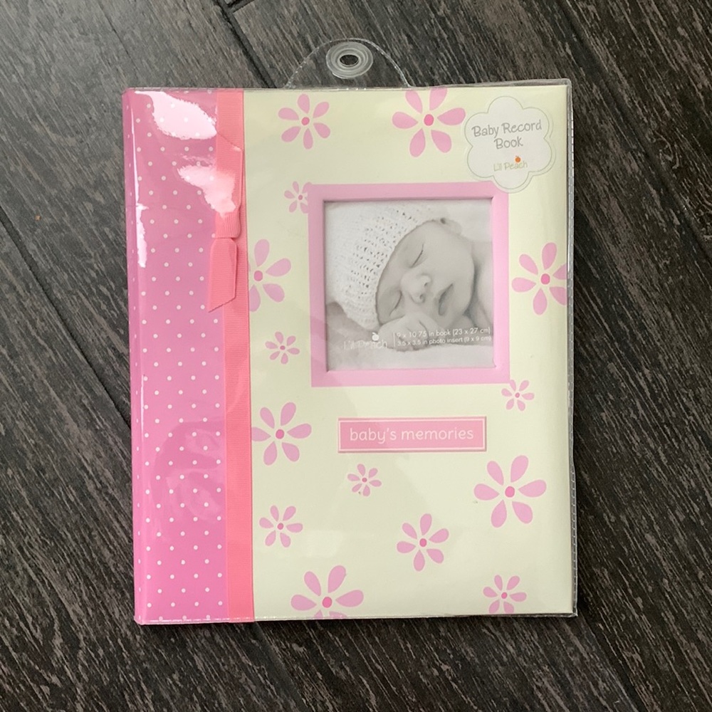 Baby memories book for baby girl!